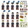 12 pezzi Cavalieri romani antichi medievali, blocchi da costruzione, figure, giocattoli, mini figure, bambole umanoidi, giocattoli, regali di compleanno.