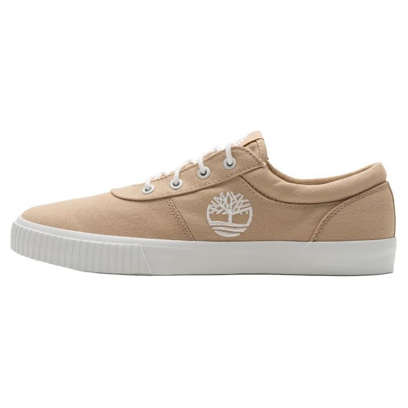 Timberland Mylo Bay Low Lace Up Canvas Shoe Light Beige Men A661NER1 44