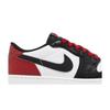 Air Jordan 1 Retro Low OG Grade School 'Black Toe' (Unisex) White / Black / Varsity Red Kids' Basketball Shoes CZ0858 106