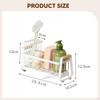 Carbon Steel Organizer for Kitchen Sink with Dish Soap Dispenser Functionality