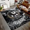 Custom Football Mat Personalized Name, Polyester Washable Indoor Entryway Rug, Gift for Christmas, Easter, Thanksgiving Day