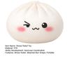Cartoon Expression Steamed Bun Toy Stress Relief Dumpling Squeeze Sensory Toy Stress Ball Simulated Dough Ball Fidget Toy
