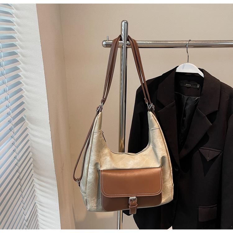 Large capacity bag women's 2025 new backpack, premium texture travel shoulder bag, commuter tote bag