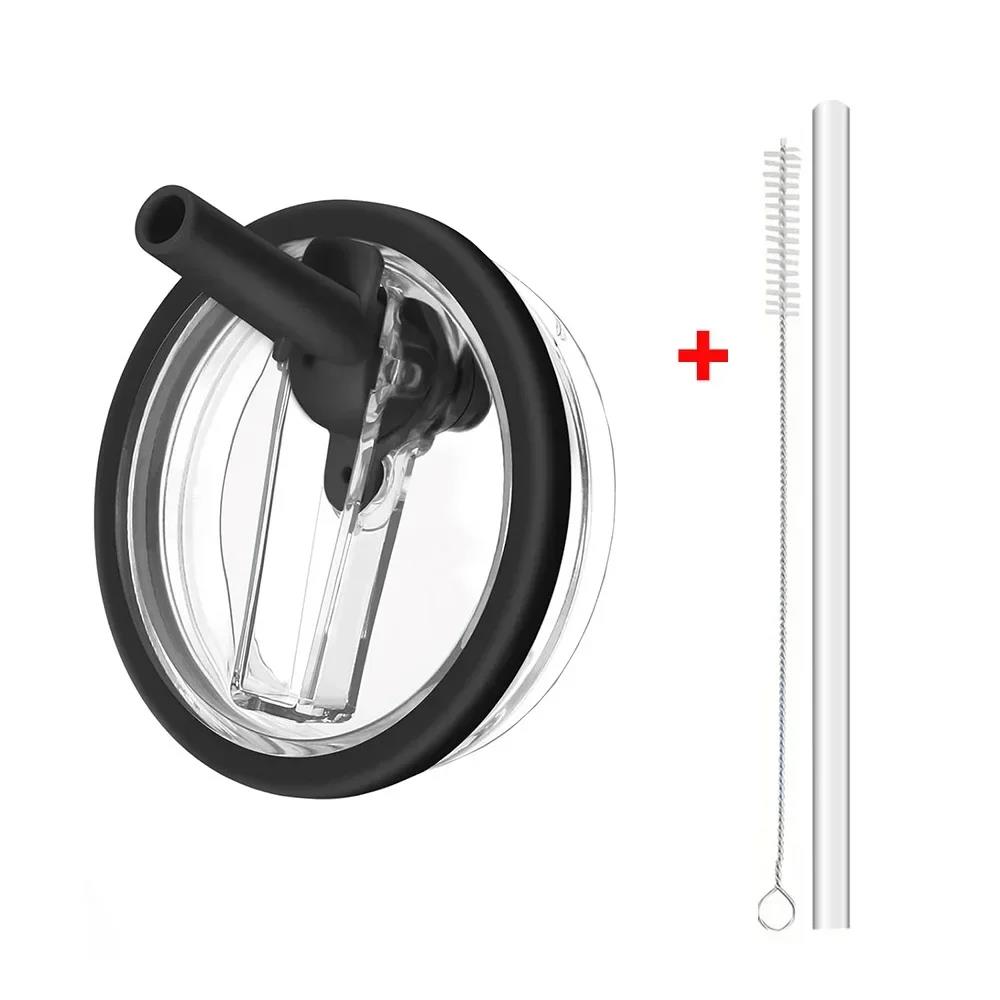 40oz Flip Straw Leak Proof Lid for Stanley H2.0 Quencher ProTour Tumbler Lid Replacement for Stanley Cup Accessories Straw Cover Cup Holders 5
