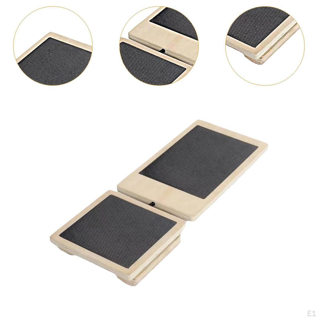 Ankle Balance Board Tool Wooden Posture Foot Stretcher Compact Anti Slip for Training