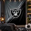 Wandbehang Tapisserie Las Vegas Raiders Drucktuch für Wohnzimmer Schlafzimmer Heimdekoration