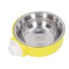 Hanging Pet Food Bowl Stainless Steel Thickening Fixed Pet Cage Single Bowl for Cats Dogs