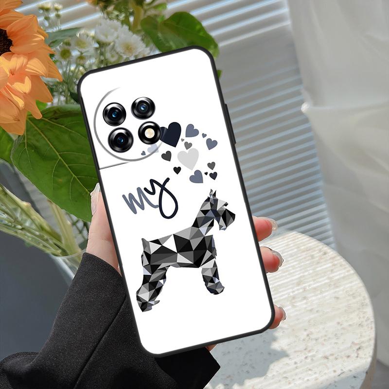 

Schnauzer Puppy Dog Art Case For OnePlus 10 Pro 15 13 12 11 13T 15R 13R 10R 10T 8T Nord CE 5 4 2 3 Lite N20 N30 Cover OnePlus Nord CE 2
