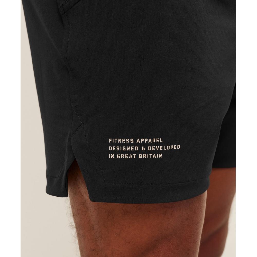 Gymshark Tactical 6  Shorts Black A4b3y Bb2j