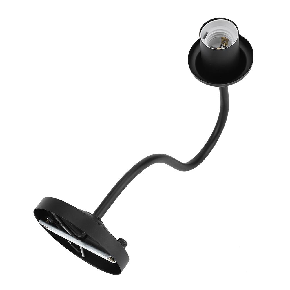 E27 Vintage styl Černá jednoduchá železná nástěnná lampa s nástěnným svítidlem 90-250V