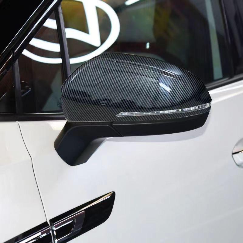 

2021 Volkswagen Talagon Carbon Fiber Rearview Mirror Cover & Reflector Sticker