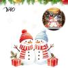 Festive Glass Stickers for Kids Christmas Snowman Static Sticker, PVC Waterproof Window Decals Holiday Creative Gift Ideas Home Decoration,