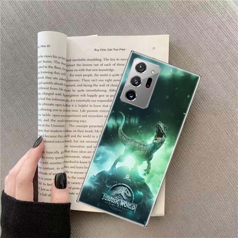 

World Jurassic Park Phone Case For Samsung S24 S23 FE S22 S25 Ultra S21 Plus Galaxy S20 FE S25 Edge Cover Capa Soft TPU Fundas C Samsung S22 Plus