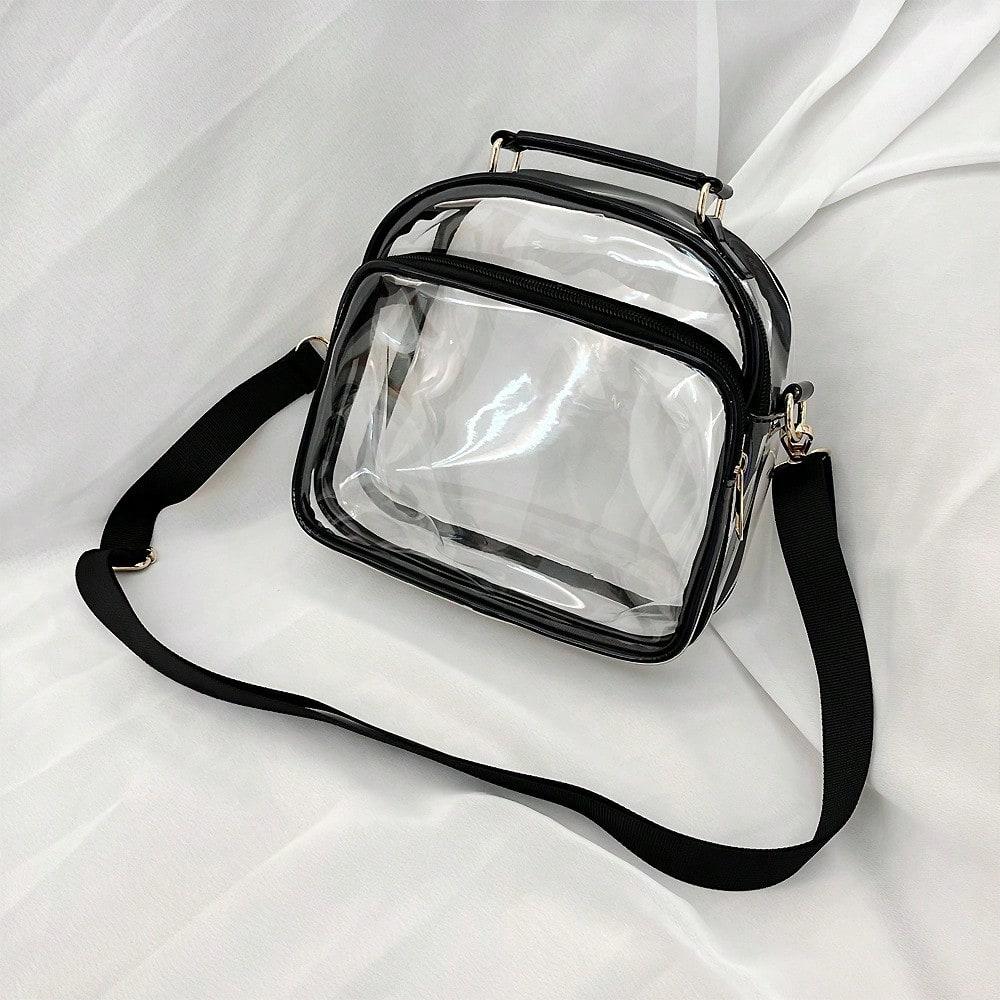New Transparent PVC Shoulder Messenger Bag Women's Bag