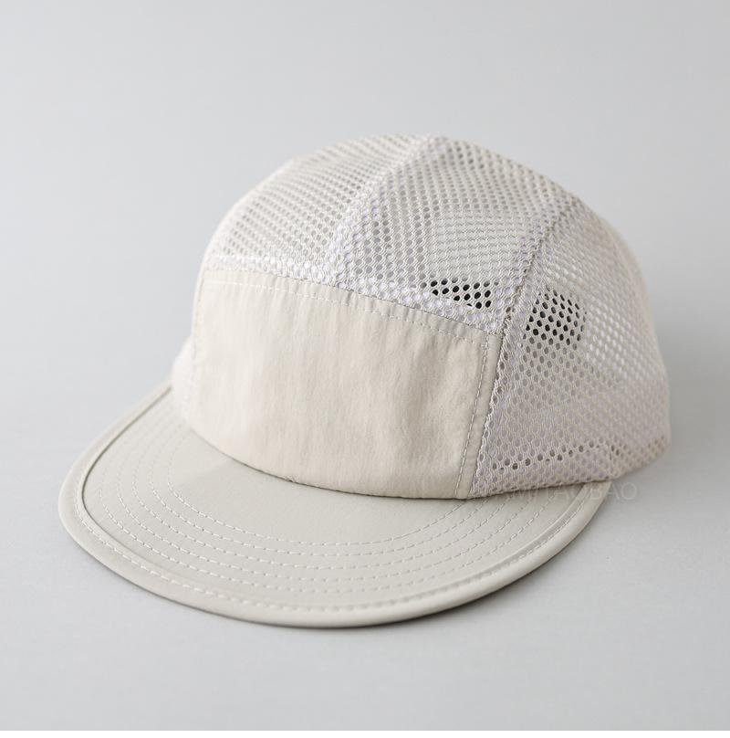 Spring and Summer Thin Flat-Brimmed Half-Mesh Breathable Baseball Cap for Men and Women