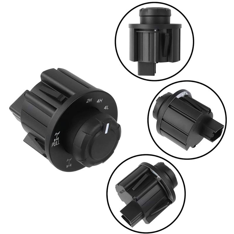 4 x 4 4WD Electronic Locking 4 Wheel Drive Switch Knob AL3Z-14B166-BA AL3Z14B166BA Direct Replacement for 2009-2014 Ford F-150