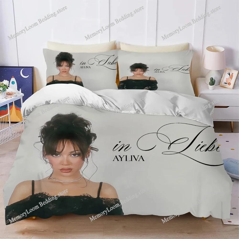Ayliva Cool Singer Music Duvet Cover Set Home Style Bedding Soft Laundry Cotton Bed Four Seasons Student Dormitory Luxury Gift96