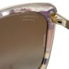 Used 10097 Fox Shape Eyewear 4209 c.463/S9 7968 Polarized Gradient Gold Logo Acetate Clear Havana Women's from Japan