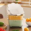 Double Layer Thickened Drain Basket Practical Veggie Leaf Drainer Tool For Fruit Salad