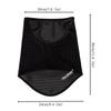 Solid Color Windproof Scarf Sunscreen Dustproof Ice Silk Sunscreen Mask Sun Protection Breathable Mesh Mask Outdoor