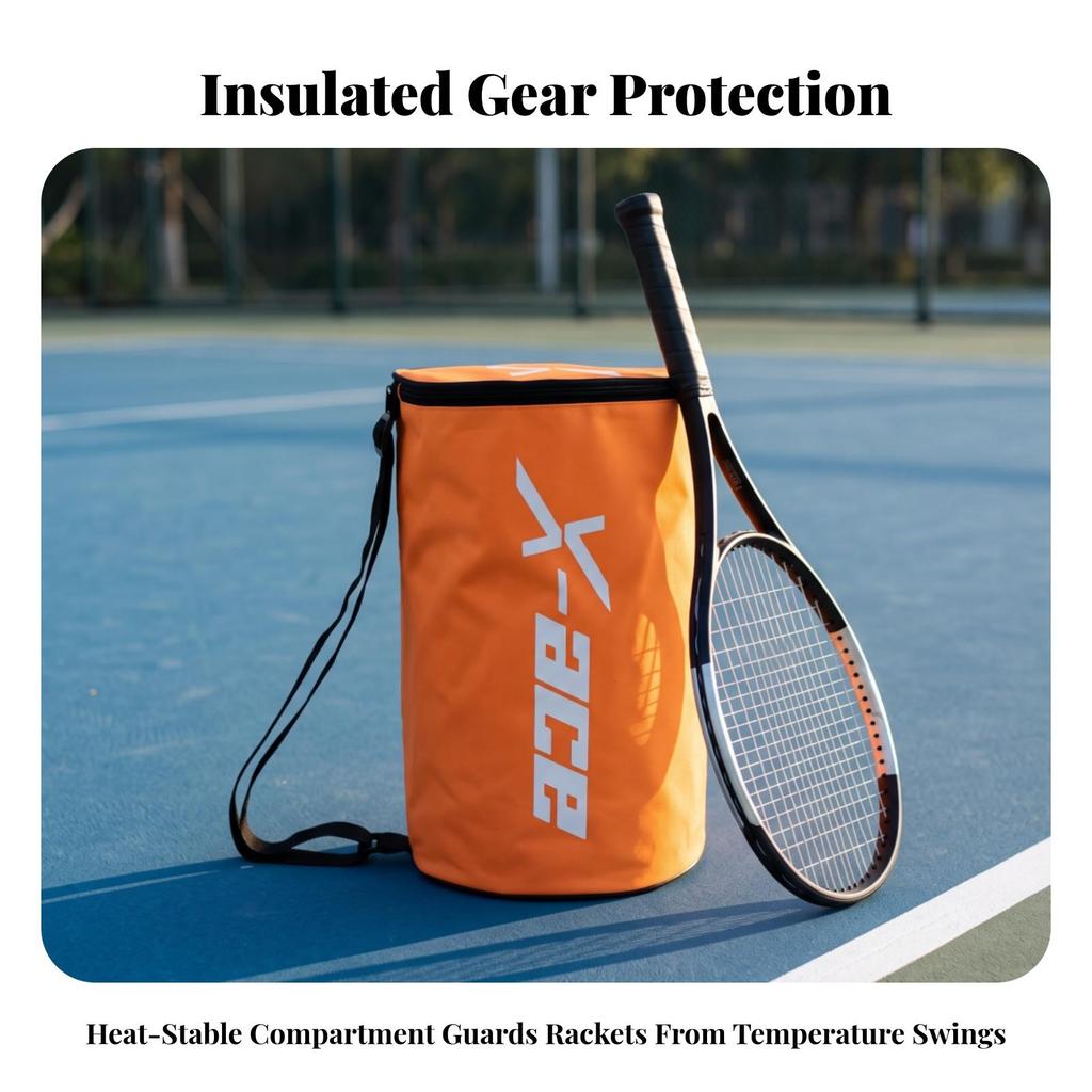 Pail Ball Bag Foldable Tennis Wear Resistant for Training Sessions