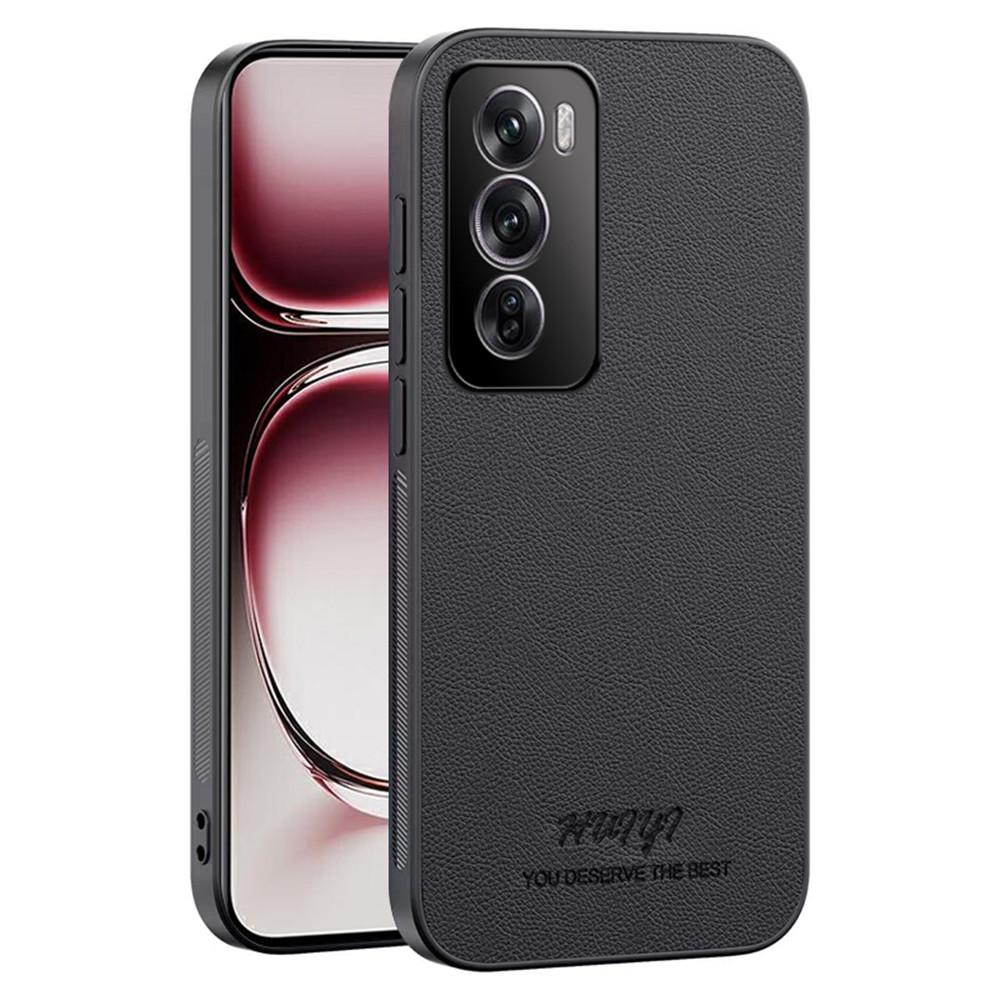 Luxury Business Leather Soft Frame Magnetic Cover For OPPO Reno12 Pro Reno 12 Pro 5G Phone Cases Capa