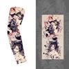 1Pc Arm Covers Flower Cooling Arm Tattoo Sleeve Uv Protection Cycling Gloves Unisex Sunscreen Sleeve Sunscreen Arm Warmers