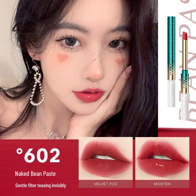 

Lan Yi Color-Locking, Waterproof, Long-Lasting Lipstick in Cinnamon Milk Tea Shade