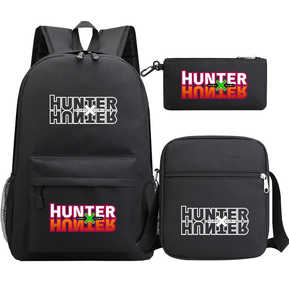 Animation, Full-Time Hunter, Young Students, School Bags, Men'S And Women'S Leisure Travel, Backpacks, Trendy Computer Bags