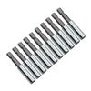 Juego de 10 piezas de vástago hexagonal de 60 mm, varilla de conexión extendida, junta de cabeza de lote de cambio rápido de 1/4", accesorio para herramienta eléctrica