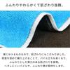 Iori Hoshi Reversible Sports Towel 25x110cm (NEW Blue) Imabari Towel Swim Towel Sports Gym Absorbent Quick Drying Plain 100% Cotton