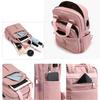(Pink) Girls School Backpack Laptop Travel Bag With Usb Charging Port Water Resistant Casual Daypack