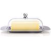Sealing Butter Tray Large-capacity Fresh Keeping Box Butter Dish With Lid Stainless Steel Butter Preservation Case