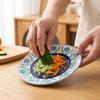 Textured Raised Ceramic Garlic Grater Manual Fruit Vegetable Puree Grinder  Tomato Grating