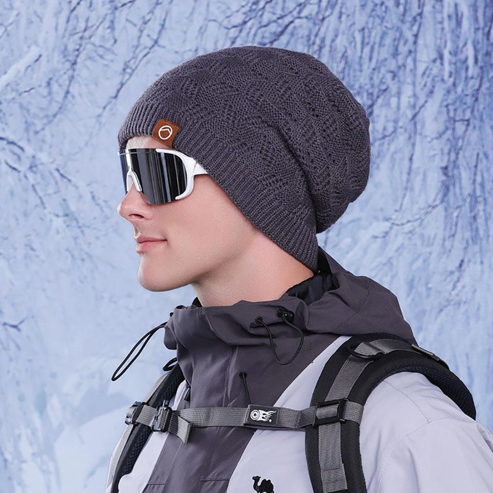 

Loogdeel 1Pc Casual Warm Knitted Headwear Suitable For Autumn And Winter Unisex Outdoor Solid Color Beanie Hat Outdoor Use