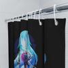 Anime Girl Waterfall Shower Curtain Japanese Nature Landscape Decor Bathroom Set Artistic Home Decor Unique Wall Hanging
