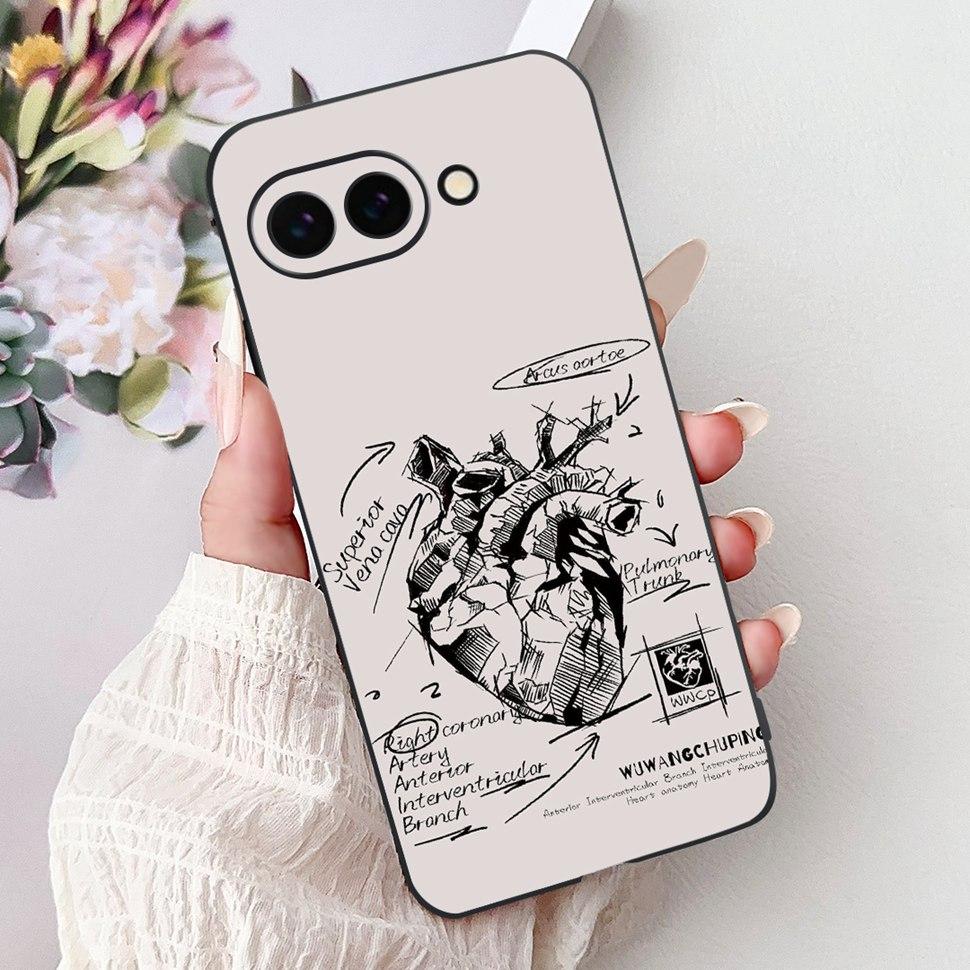 Fashion Butterfly Case For Google Pixel 9a Case 6.3" Soft Silicone TPU Phone Cases For Google Pixel 9a Pixel9a GTF7P Back Cover