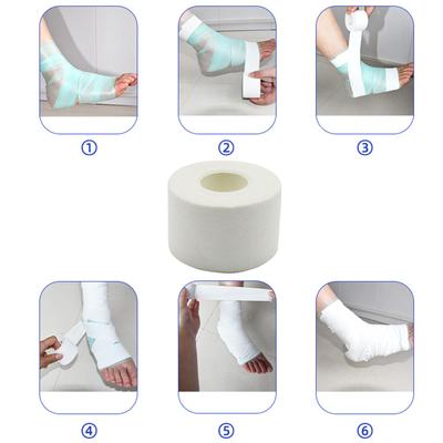 Selbstklebende Baumwollbandage Sportbandage 1''x9,95yd 1,5''x9,95yd Medizinisches Tape Bandagenwickel für Sportverletzungen