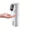 Automatic Foam Soap Dispensers with LED Display Soap Dispenser 5 Level Adjustable 2 In 1 Desktop & Wall Hanging for Bathroom