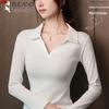 Woodpecker Women's Xinjiang Cotton V-Neck Polo Base Layer