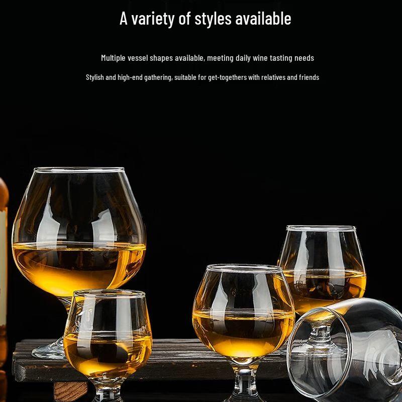 Jiakangming European Style Whisky and Brandy Glasses