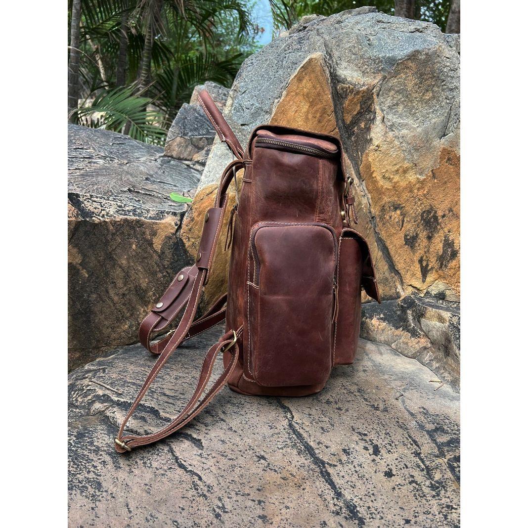 Кожаный рюкзак — фото 3