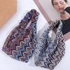 Colorful Hollow Lace Hairbands Non Slip Wide Side Head Wrap New Wave Mesh Headband