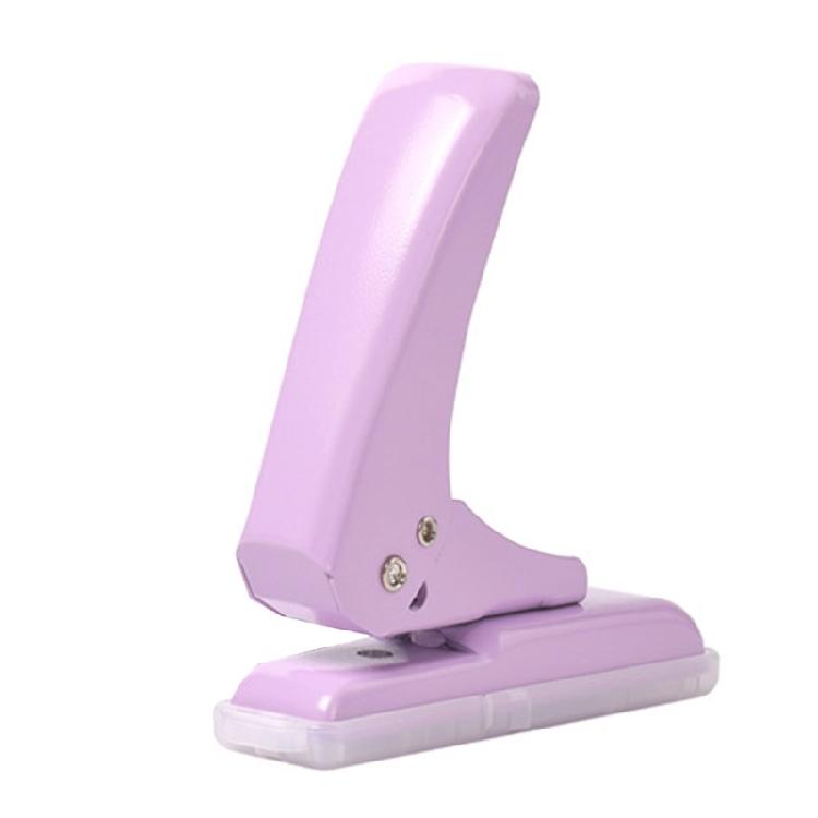 Compacts Single Hole Paper Hole Puncher, Single Hole Punch Manual Paper Puncher for Loose Leaf Sheets Office Supplies