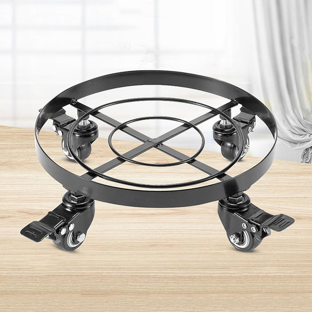 Heavy Duty Plant Pots Stand Trolley for Easy Movement of Large Pots and Planter with Brake Wheels Indoor and Outdoor Use
