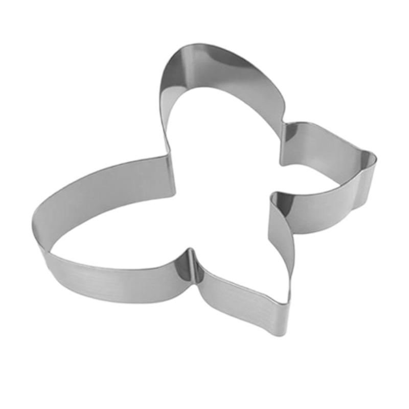 Professional Stainless Steel Butterfly Shape Baking Molds For Even Cake Cutting And Mousse Cake Cutter Shaping Supplies