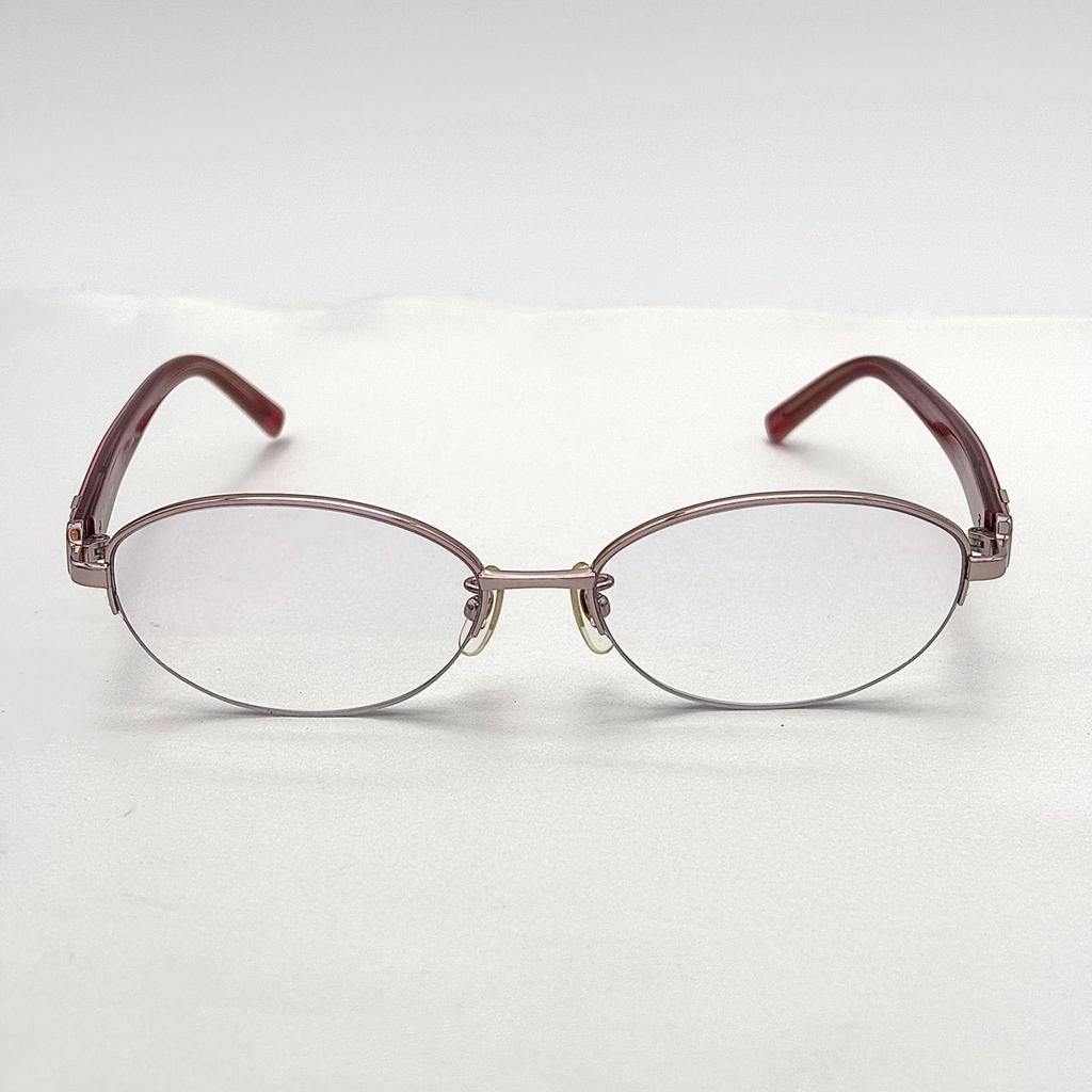 Used Givenchy GIVENCHY Eyewear Sunglasses Eyeglasses Women Cleaned 00s y2k Titanium VGV448J R15 0979