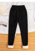 Women's Thick Lambswool High-Waisted Leggings - Fleece-Lined, Velvet, Slim Fit, Perfect for Autumn/Winter. Wear Outdoors or as Cozy Cotton Pants.
