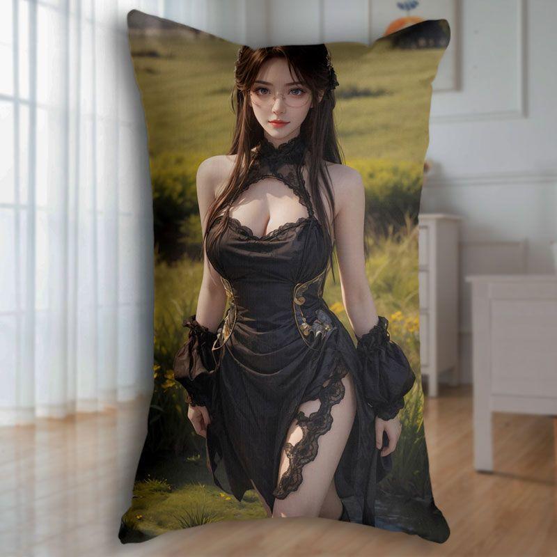 Anime Student Dormitory Room Bedroom Sleeping Pillow Sofa Decorative Cushion
