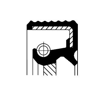 Corteco Shaft Seal, Differential 20025741B Rozmiar 10